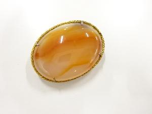 アンティーク　瑪瑙帯留め